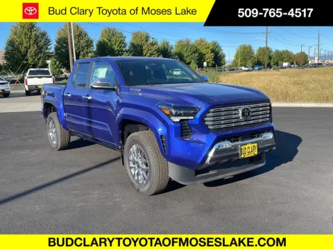 Blue 2025 TOYOTA TACOMA LIMITED HYBRID DOUBLE CAB for sale in Moses Lake, WA