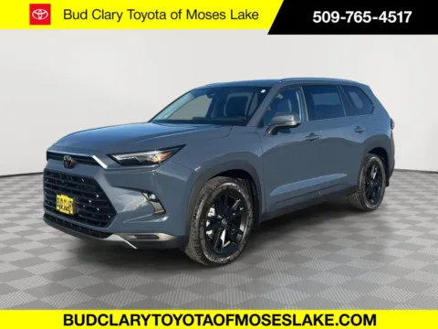 Blue 2026 TOYOTA Grand Highlander Hybrid Limited for sale in Moses Lake, WA