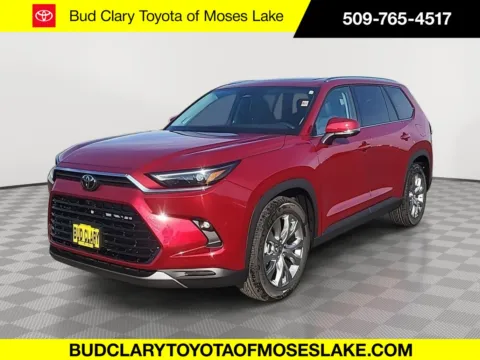 Red 2026 Toyota Grand Highlander Hybrid Limited for sale in Moses Lake, WA