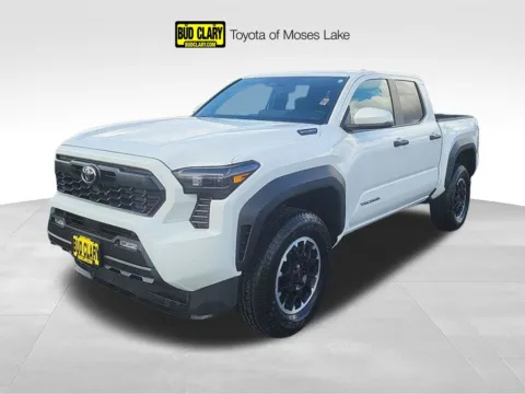 White 2025 Toyota Tacoma Hybrid TRD Off Road for sale in Moses Lake, WA