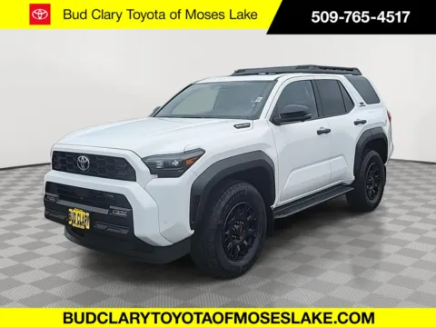 White 2025 Toyota 4Runner TRD Off-Road Premium HV for sale in Moses Lake, WA