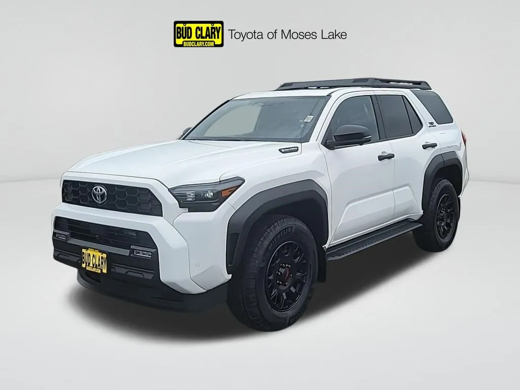 White 2025 Toyota 4Runner i-FORCE MAX Hybrid TRD Off Road Premium for sale in Moses Lake, WA