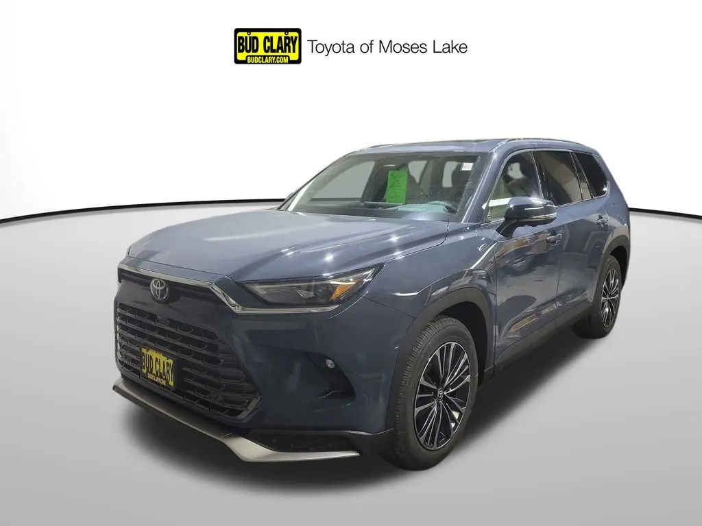 Blue 2026 Toyota Grand Highlander Hybrid MAX Platinum for sale in Moses Lake, WA