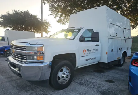 White 2015 Chevrolet Silverado 3500HD 2WD Reg Cab 162" WB, 83.58" CA WT for sale in Dayton, OH