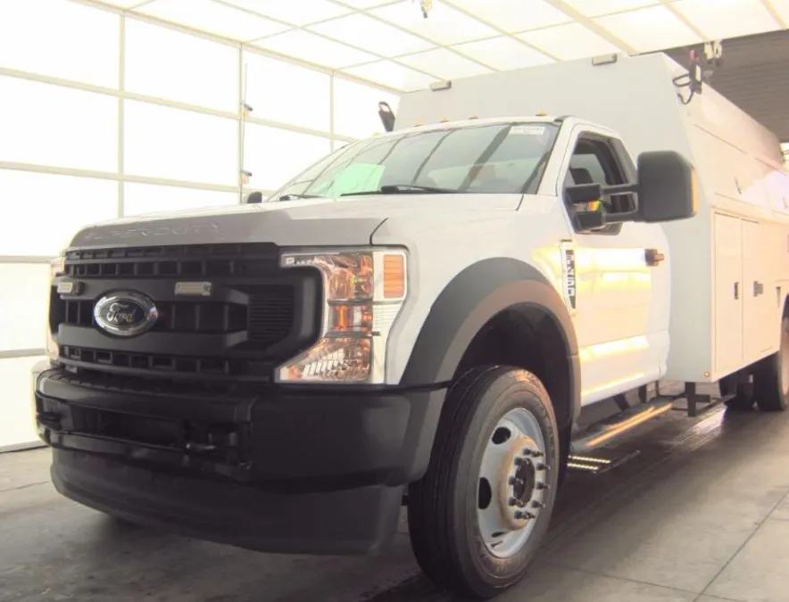 White 2021 Ford Super Duty F-450 DRW XLT 2WD Reg Cab 169" WB 84" CA for sale in Dayton, OH