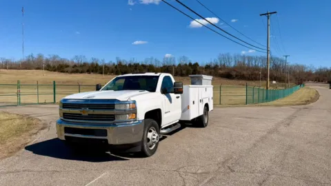 White 2015 Chevrolet Silverado 3500 HD Built After Aug 14 2WD Reg Cab 162" WB, 83.58" CA WT for sale in Dayton, OH