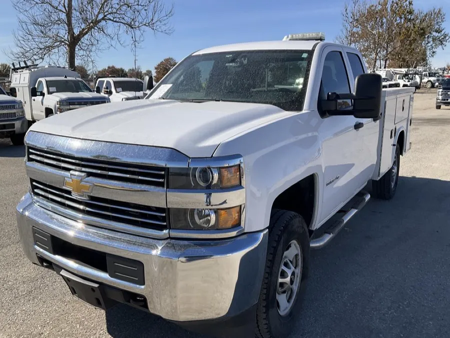 White 2017 Chevrolet Silverado 2500HD 4WD Double Cab 158.1" Work Truck for sale in Dayton, OH