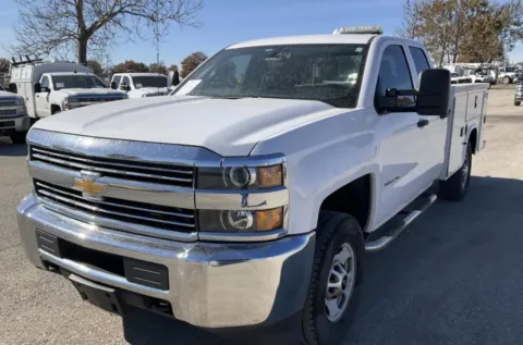 White 2017 Chevrolet Silverado 2500HD 4WD Double Cab 158.1" Work Truck for sale in Dayton, OH