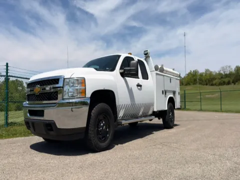 White 2012 Chevrolet Silverado 2500HD 4WD Ext Cab 158.2" Work Truck for sale in Dayton, OH