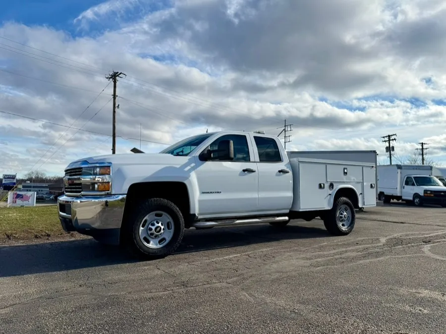 White 2017 Chevrolet Silverado 2500HD 4WD Double Cab 158.1" Work Truck for sale in Dayton, OH