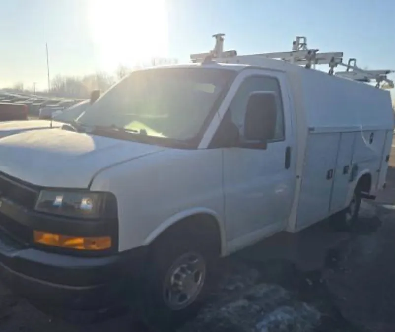 White 2020 Chevrolet Express Commercial Cutaway 3500 Van 139" for sale in Dayton, OH