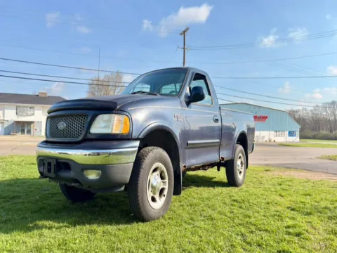 Blue 1999 Ford F-150 Reg Cab 120" 4WD Lariat for sale in Dayton, OH