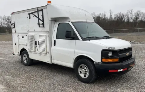 Photos of 2012 Chevrolet Express Commercial Cutaway RWD 3500 139" WB Work Van for sale in Dayton, OH at Dayton Work Trucks
