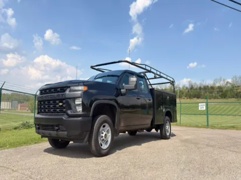 Black 2021 Chevrolet Silverado 2500HD 4WD Double Cab 162" Work Truck for sale in Dayton, OH