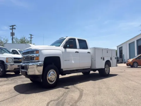 White 2019 Chevrolet Silverado 3500HD CC 4WD Crew Cab 171.5" WB, 59.06" CA WT for sale in Dayton, OH