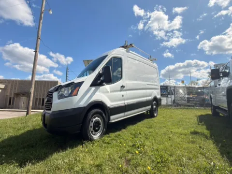 White 2018 Ford Transit Van T-250 148" Med Rf 9000 GVWR Sliding RH Dr for sale in Dayton, OH