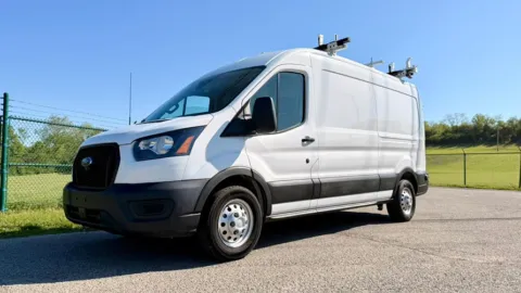 White 2021 Ford Transit Cargo Van T-250 130" Med Rf 9070 GVWR AWD for sale in Dayton, OH