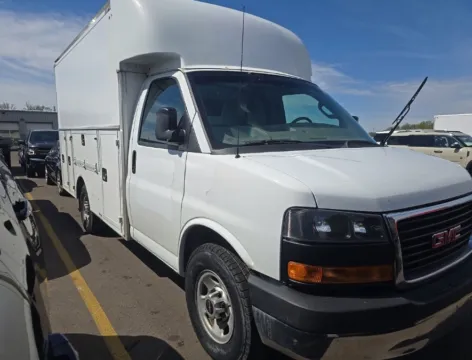 Another view of 2016 GMC Savana Commercial Cutaway 3500 Van 139" for sale in Dayton, OH at Dayton Work Trucks