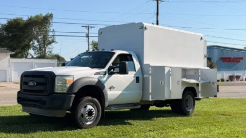 White 2015 Ford Super Duty F-550 DRW 2WD Reg Cab 165" WB 84" CA XL for sale in Dayton, OH