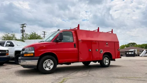 Red 2018 Chevrolet Express Commercial Cutaway 3500 Van 139" for sale in Dayton, OH