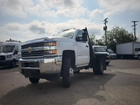 White 2017 Chevrolet Silverado 3500HD 2WD Reg Cab 137.5" WB, 59.06" CA WT for sale in Dayton, OH