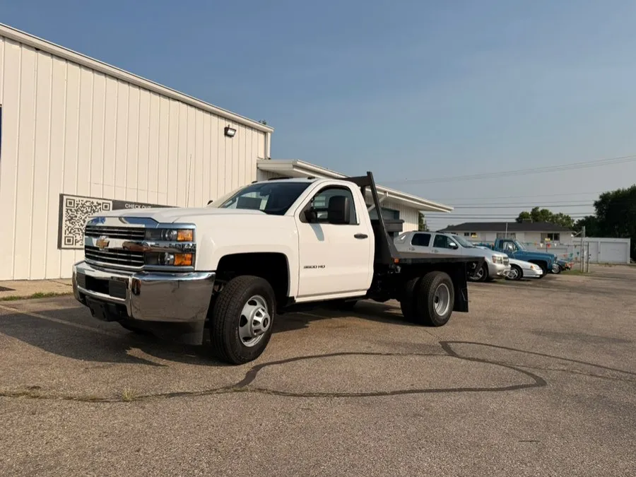 White 2017 Chevrolet Silverado 3500 HD 2WD Reg Cab 137.5" WB, 59.06" CA WT for sale in Dayton, OH