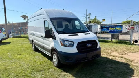 White 2020 Ford Transit Cargo Van T-250 148" EL Hi Rf 9070 GVWR RWD for sale in Dayton, OH