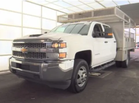 White 2019 Chevrolet Silverado 3500 HD CC 4WD Crew Cab 171.5" WB, 59.06" CA WT for sale in Dayton, OH