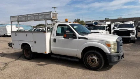 White 2013 Ford Super Duty F-350 DRW 2WD Reg Cab 141" WB 60" CA XLT for sale in Dayton, OH