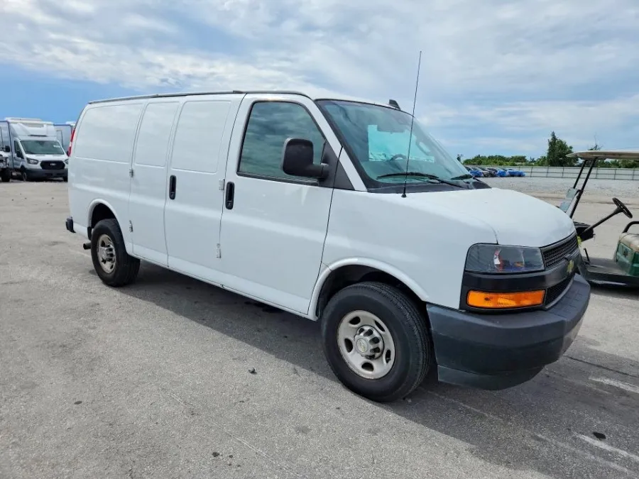 White 2020 Chevrolet Express Cargo Van RWD 2500 135" for sale in Dayton, OH