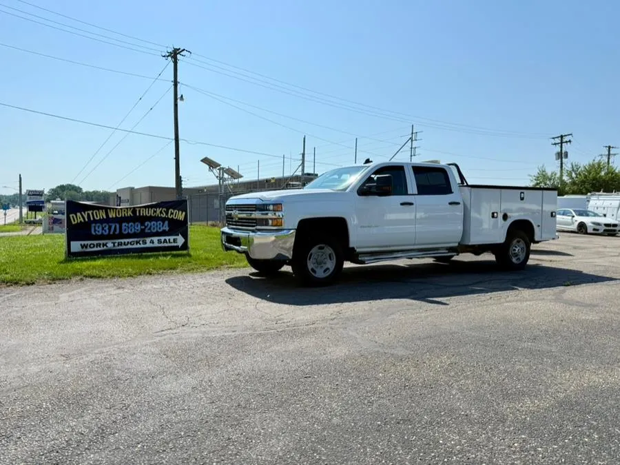 White 2018 Chevrolet Silverado 2500HD 4WD Crew Cab 167.7" Work Truck for sale in Dayton, OH