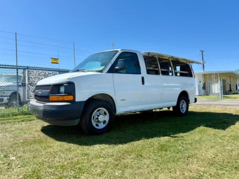 White 2007 Chevrolet Express Cargo Van RWD 3500 135" for sale in Dayton, OH