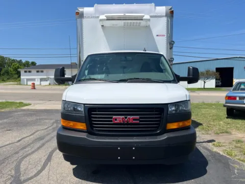 Another view of 2020 GMC Savana Commercial Cutaway 3500 Van 159" for sale in Dayton, OH at Dayton Work Trucks