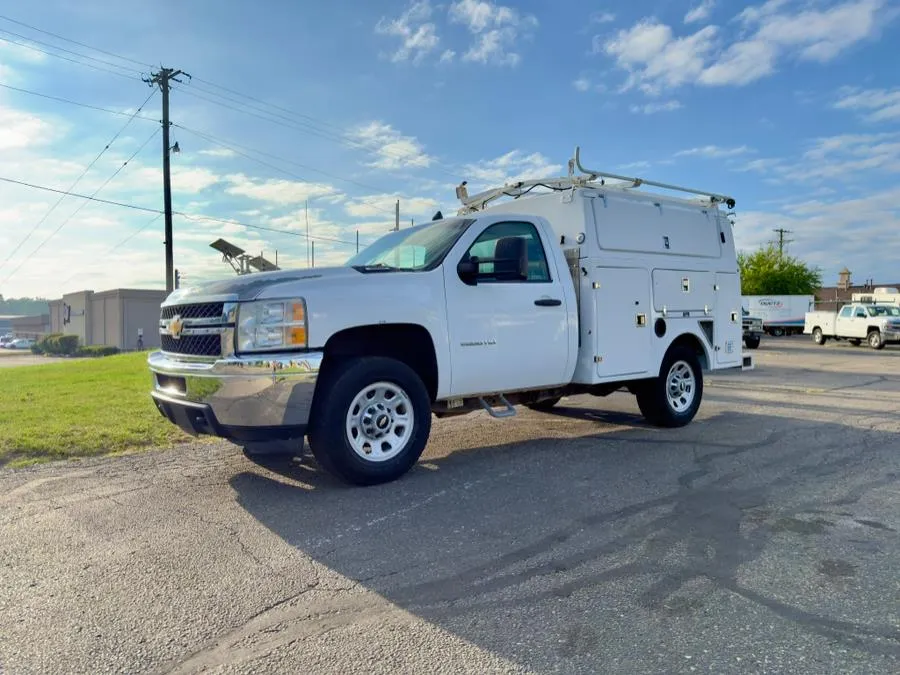 White 2012 Chevrolet Silverado 2500HD 2WD Reg Cab 133.7" Work Truck for sale in Dayton, OH