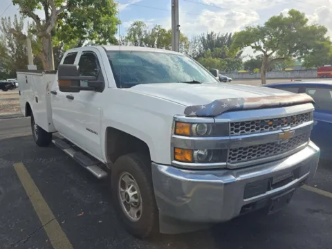 White 2019 Chevrolet Silverado 2500HD 2WD Double Cab 158.1" Work Truck for sale in Dayton, OH