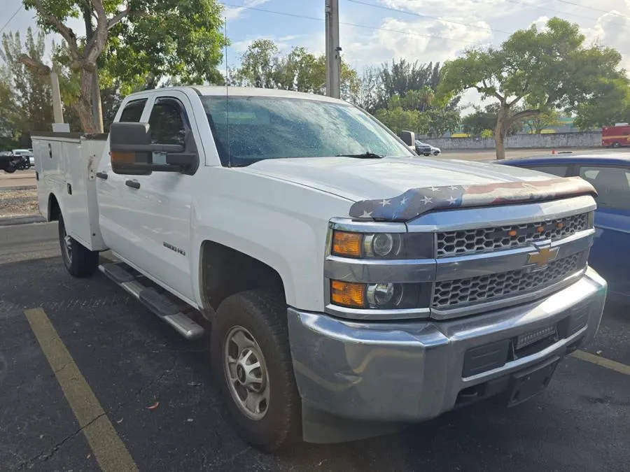 White 2019 Chevrolet Silverado 2500HD 2WD Double Cab 158.1" Work Truck for sale in Dayton, OH