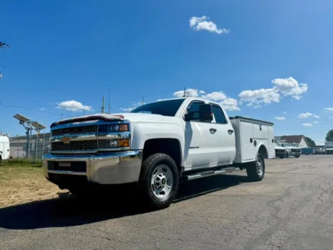 White 2019 Chevrolet Silverado 2500HD 2WD Double Cab 158.1" Work Truck for sale in Dayton, OH
