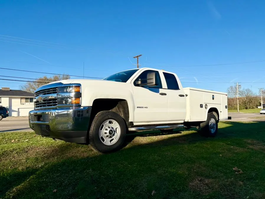 White 2017 Chevrolet Silverado 2500HD 2WD Double Cab 158.1" Work Truck for sale in Dayton, OH