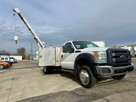 White 2013 Ford Super Duty F-550 DRW 4WD Reg Cab 165" WB 84" CA XL for sale in Dayton, OH
