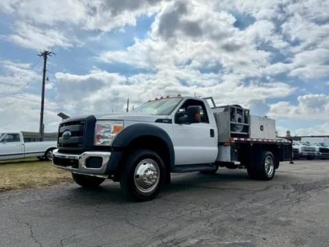 White 2013 Ford Super Duty F-550 DRW 4WD Reg Cab 165" WB 84" CA XL for sale in Dayton, OH