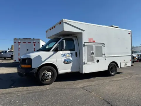 White 2009 GMC Savana Cutaway RWD 3500 139" WB Work Van for sale in Dayton, OH