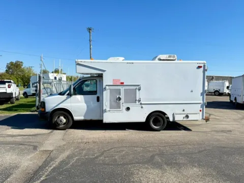 Another view of 2009 GMC Savana Cutaway RWD 3500 139" WB Work Van for sale in Dayton, OH at Dayton Work Trucks