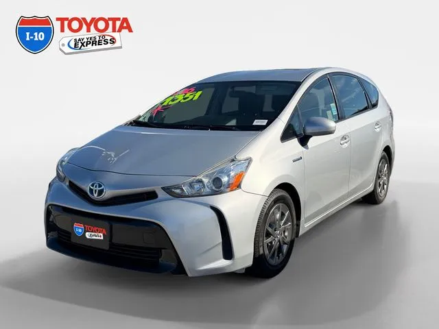 Silver 2016 Toyota Prius v Two for sale in Indio, CA