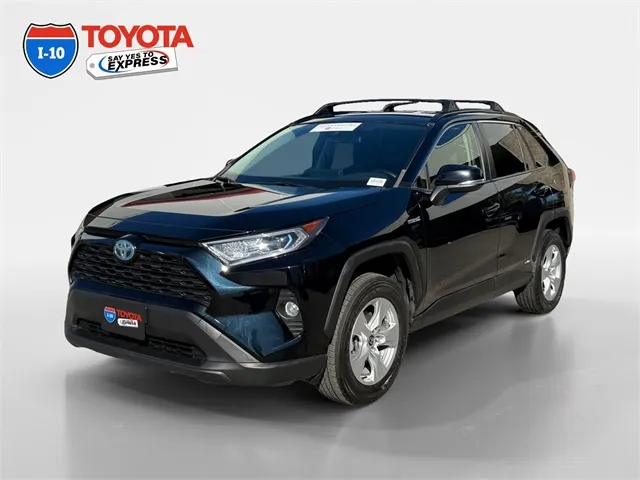 Black 2020 Toyota RAV4 Hybrid XLE for sale in Indio, CA