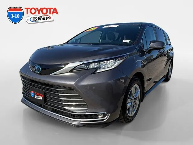 Gray 2023 Toyota Sienna Limited for sale in Indio, CA