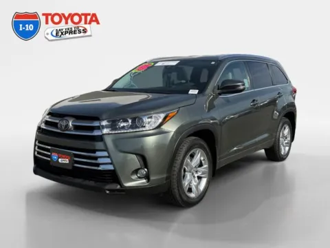 Green 2018 Toyota Highlander Limited for sale in Indio, CA