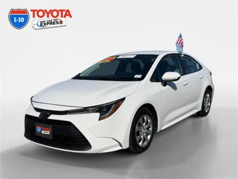 White 2024 Toyota Corolla LE for sale in Indio, CA
