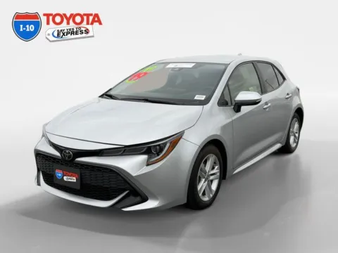 Silver 2019 Toyota Corolla Hatchback SE for sale in Indio, CA