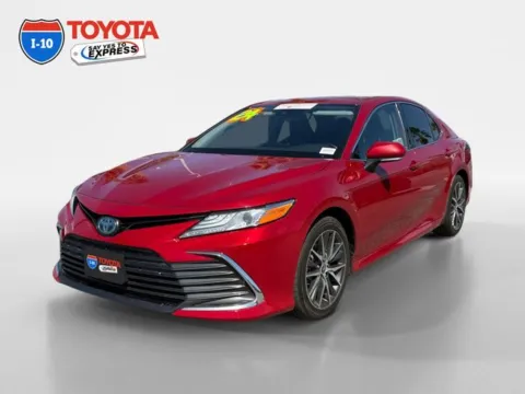 Red 2024 Toyota Camry Hybrid XLE for sale in Indio, CA