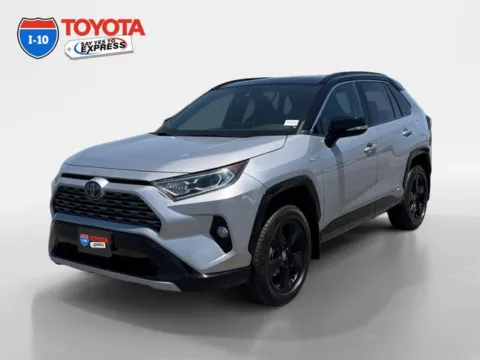 Black 2021 Toyota RAV4 Hybrid XSE for sale in Indio, CA